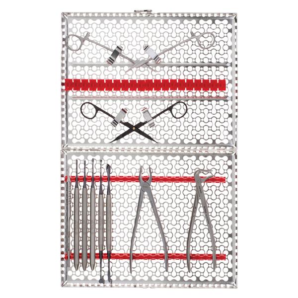 Hu-Friedy Surgical Atraumatic Extracting Instrument Kit Stainless Steel 14/Kt