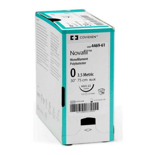 Novafil Suture 3-0 30" Polybutester Monofilament V-20 Blue 36/Ca
