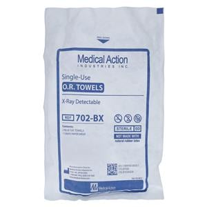 DLX Towel O.R. Blue Sterile, 40 PK/CA