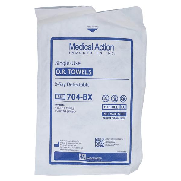 DLX Towel O.R. Blue Sterile