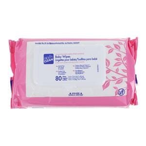Nice N Clean Baby Wipes White Scented 7.9x6.6" 12/Ca