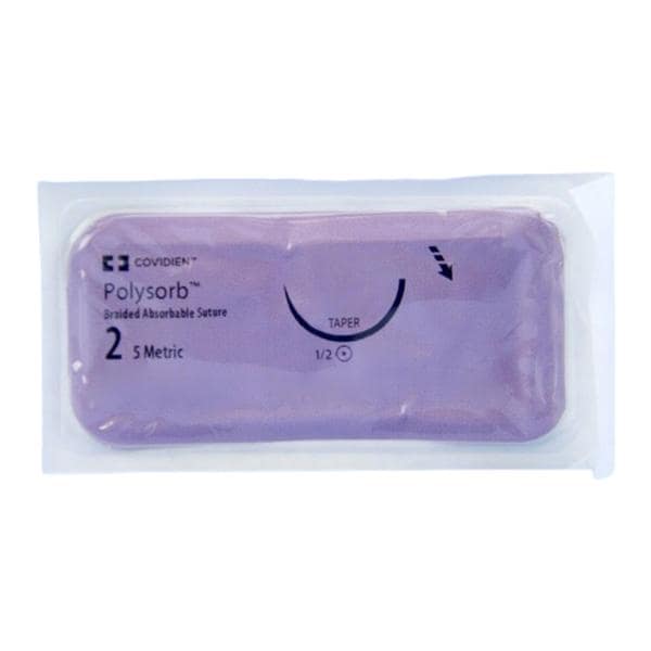 Polysorb Suture 2 60" Polyester Braid GS-26 Violet 24/Ca
