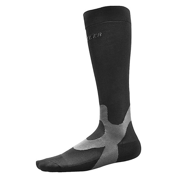 Recovery Compression Socks Over-The-Calf XS Men 4-6/Women 5-7 Black