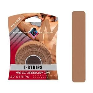 I-Strip Kinesiology Tape Elastic 2x9.75" Beige 1/Rl