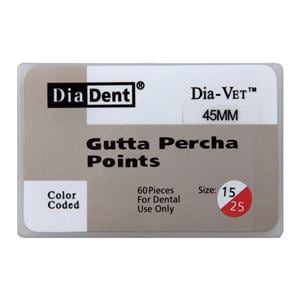 Dia-Vet Oversized Gutta Percha Points Size 60-80 Assorted 60/Bx