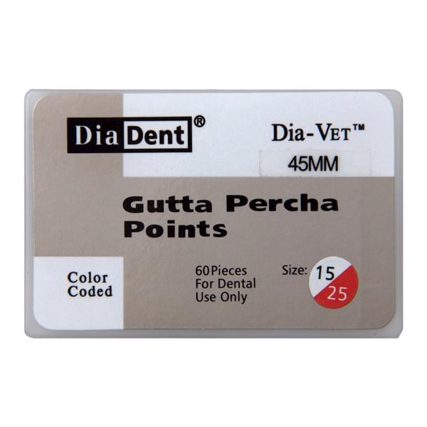 Dia-Vet Oversized Gutta Percha Points Size 60-80 Assorted 60/Bx