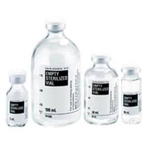 Medicine Vial Glass Clear 25/Pk