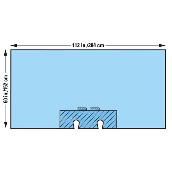 Orthoarts 112x6" Sterile Surgical Drape Fenestrated