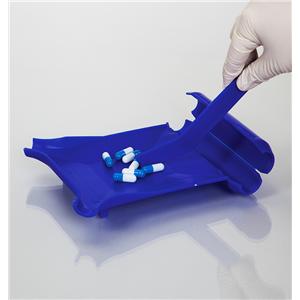 Tablet Counter Polypropylene Ambidextrous Blue Ea