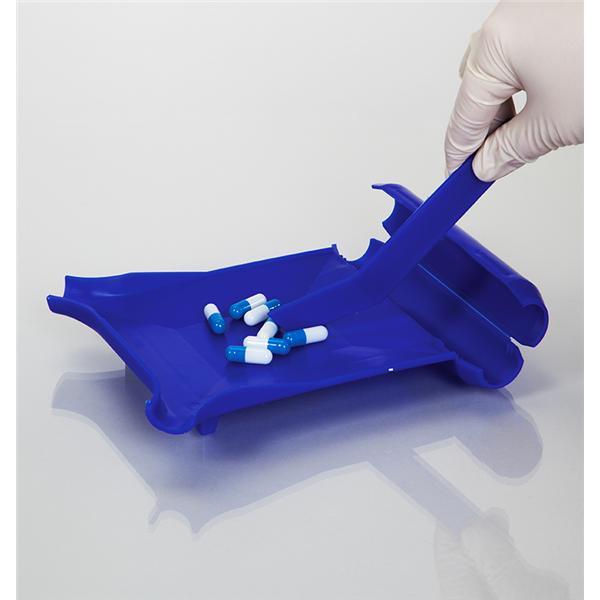 Tablet Counter Polypropylene Ambidextrous Blue Ea