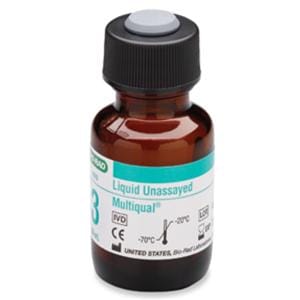 Multiqual Unassayed Chemistry Level 3 Control 12x10mL For Analyzer 12/Bx