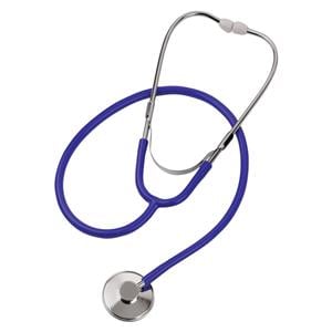Mabis Classic Stethoscope Adult Blue Single Lumen Tubing Ea