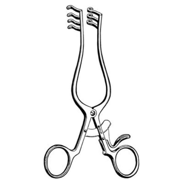 Weitlaner Retractor 6-1/2" Stainless Steel Ea