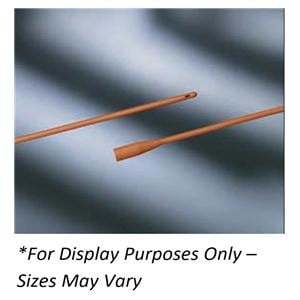 Intermittent Catheter Round Hollow Tip Red Rubber 8Fr