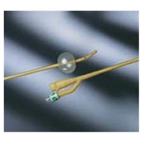 Silastic 2-Way Foley Catheter Medium Round Tip Silicone Coated Latex 26Fr 30cc