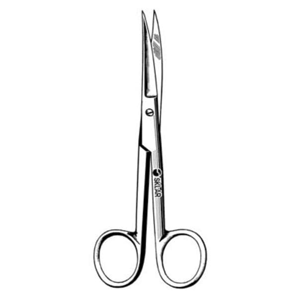 Operating Scissors Curved 6-1/2" Stainless Steel Non-Sterile Reusable Ea