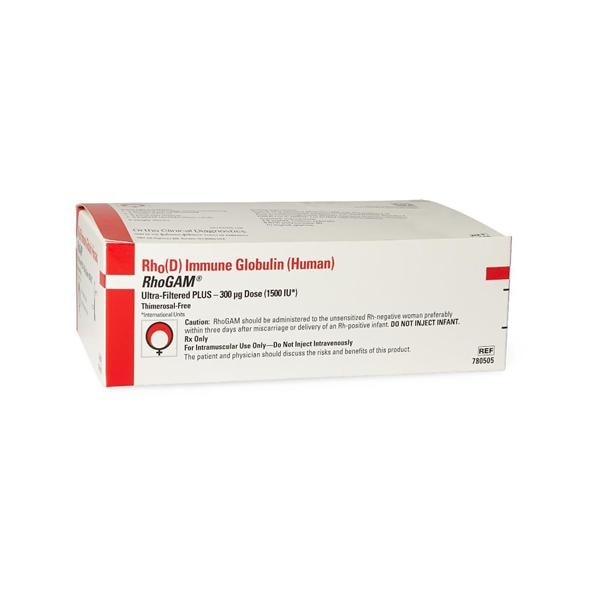 Rhogam Plus Injection 300mcg Plus Safety Shield Prefilled Syringe...