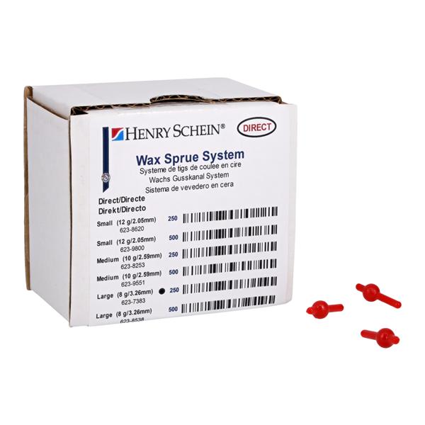 Wax Sprues Direct 250/Bx - Wax Sprues Direct 250/Bx - Image 1