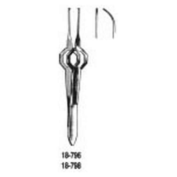 Foerster Iris Tissue Forcep Straight 3-3/4" Stainless Steel Ea
