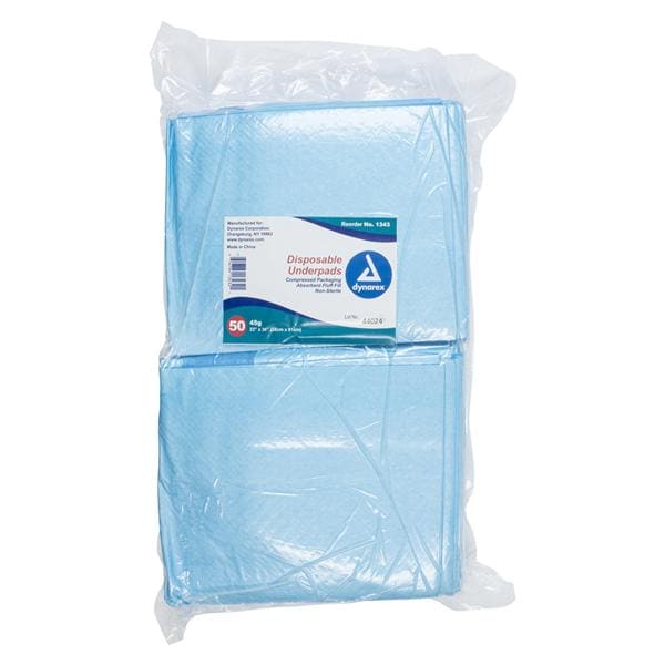 Incontinence Underpad Unisex 23x36" High Blue 150/Ca