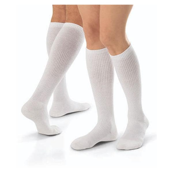 Jobst Sensifoot Compression Diabetic Socks Knee High XL Unisex White