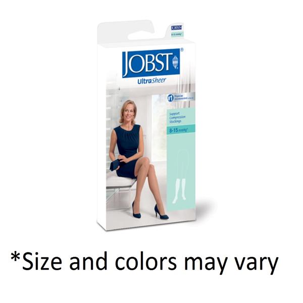 Jobst Ultrasheer SupportWear Compression Stocking Knee High Large Silky Beige