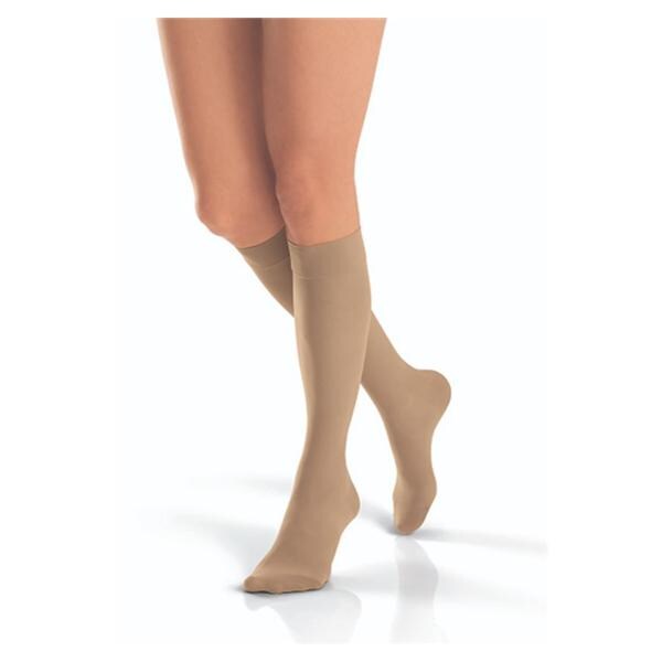 UltraSheer Compression Stocking Knee High Large Beige