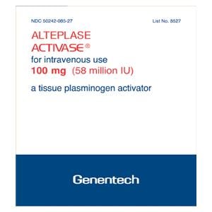 Activase Injection 100mg/Vl Powder SDV 100mL Each