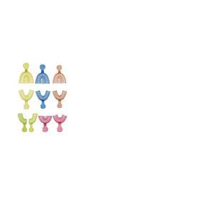 Unipack Disposable Impression Trays Perforated 6 Small Lower 120/Pk