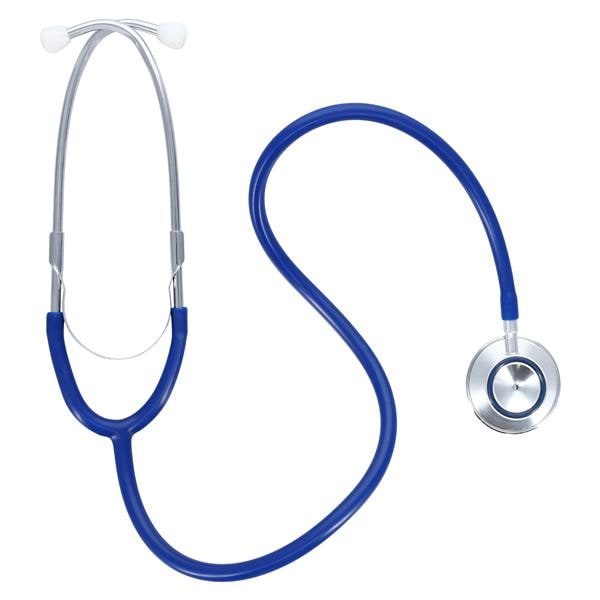 Tech-Med Basic Stethoscope Blue PVC Tubing Ea