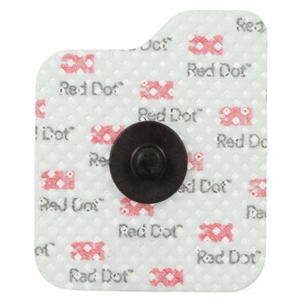 Red Dot Electrocardio Electrode Adult/Pediatric 1.56x1.25 Sft Clth Disp 5X200/CA