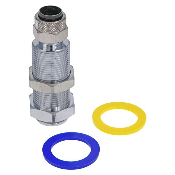 Quick-Disconnect Panel Mount Fitting Female 3/8 in With Shut-Off Each