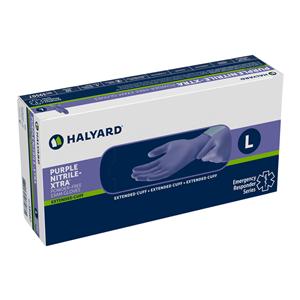 Purple Nitrile Nitrile Exam Gloves X-Large Purple Non-Sterile 50/Bx