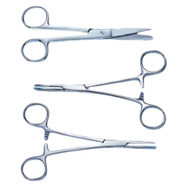 Kelly Hemostatic Forcep Curved 5-1/2" Stainless Steel Sterile 50/Ca