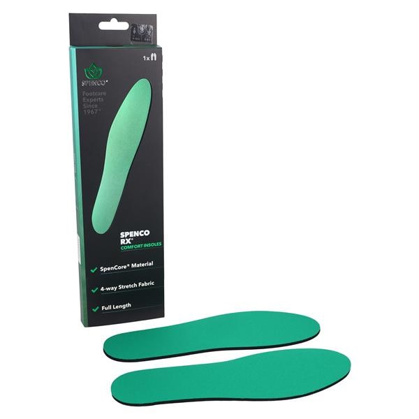Comfort Insole Green Full Length Men 8-9.5 / Women 9-10.5