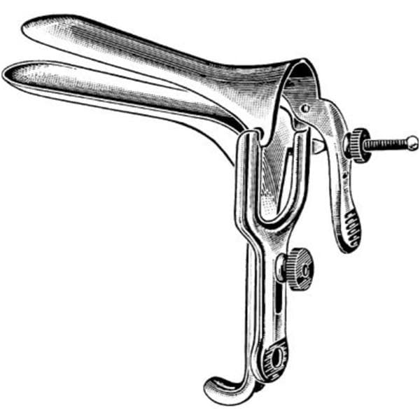 Graves Vaginal Speculum 4x1-1/4" Medium Ea
