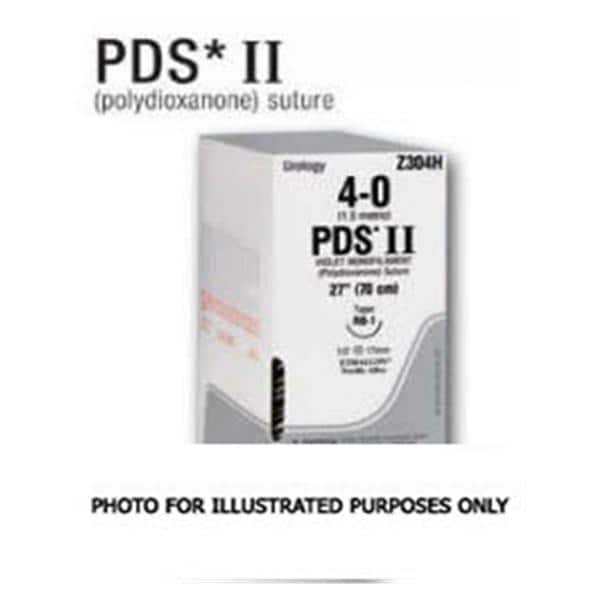 PDS II Suture 1 8x18" Polydioxanone Monofilament CTX Violet 12/Bx
