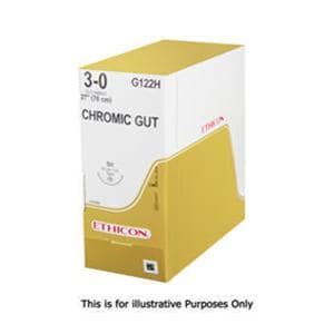 Suture 1 1x36" Chromic Gut Monofilament CP-1 Brown 36/Bx