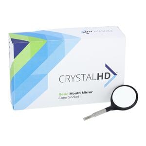 Crystal HD Mirror Size 5 Cone Socket Black 12/Pk