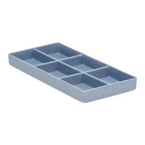 Cabinet Tray 7 7/8 in x 3 3/4 in x 3/4 in Size 20 Blue Ea