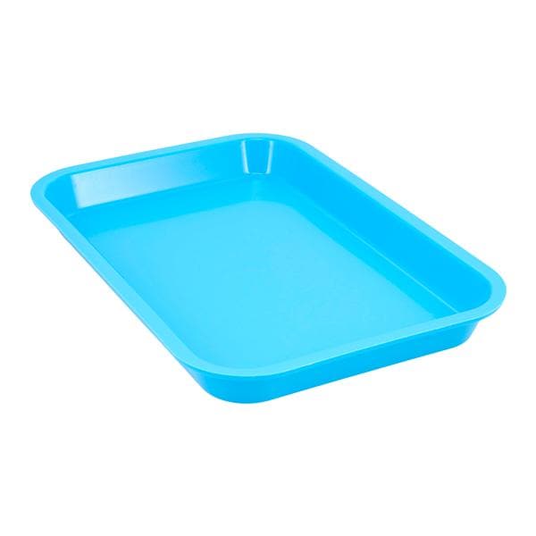 Mini Flat Set-Up Trays, Plastic, Vibrant Blue, 1/Pk, 20Z101N thumbnail 3