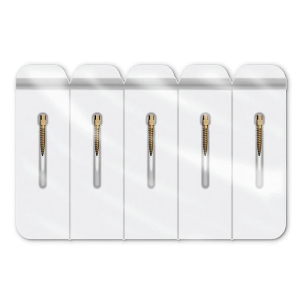 Surtex Sterile Post Gold Plated Medium 1.35 mm 5/Pk