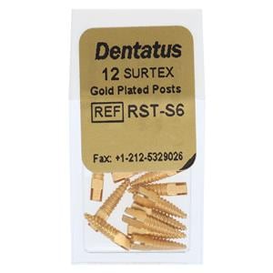 Surtex Posts Gold Plated Refill Short 1.8 mm 12/Bx