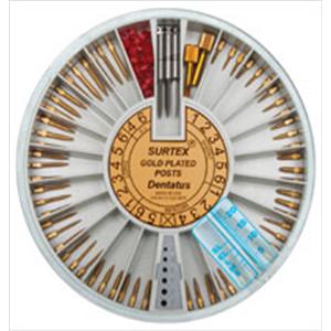 Surtex Posts Gold Plated Assorted 60/Bx