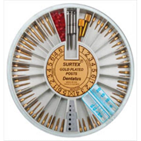 Surtex Posts Gold Plated Assorted 60/Bx