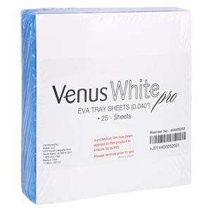 Venus White Pro Tray Material Sheets .040" 25/Bx