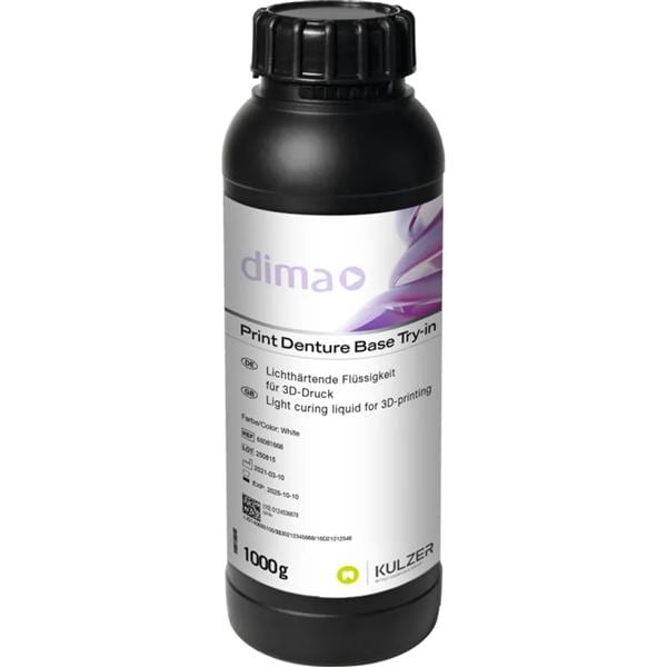 dima 3D Print Material Resin White Ea thumbnail 2