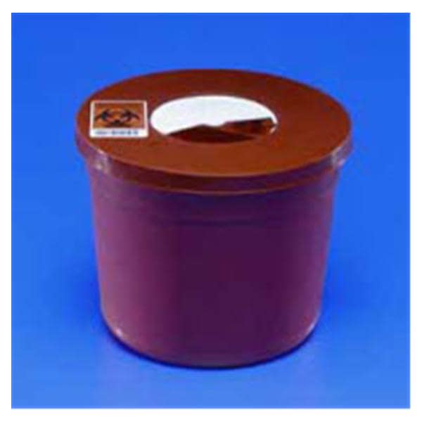 Sharps Container 5qt Red 8.75x6.75" Adjustable Rotor Lid Plastic Ea, 40 EA/CA