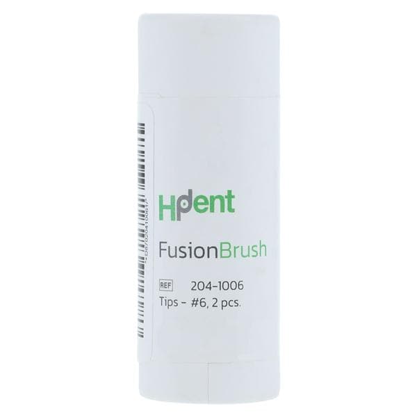Fusion Brush Ceramist Brush Hybrid Kolinsky Tip #6 2/Pk