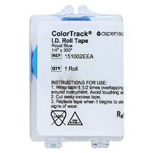 Instrument ID Tape Royal Blue 1/4x300" Autoclavable Disposable EA